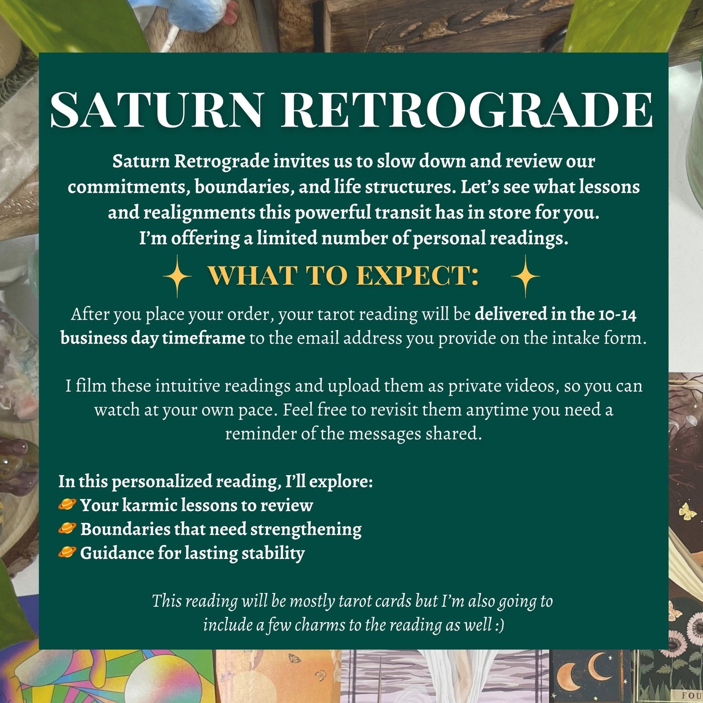 Saturn Retrograde Tarot Reading
