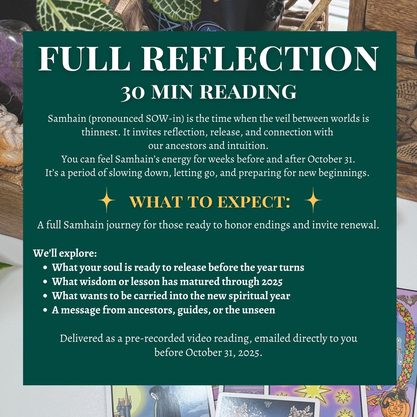 Samhain Soul Reflection Reading