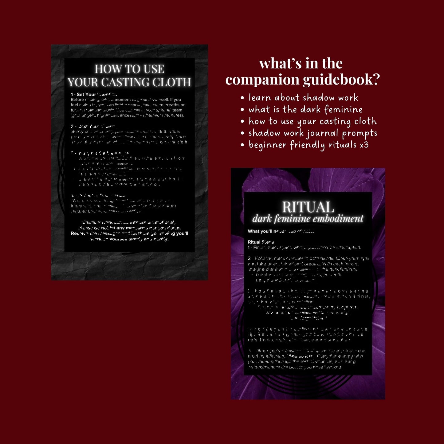 NEW: Shadow Work Casting Cloth + Digital Guidebook