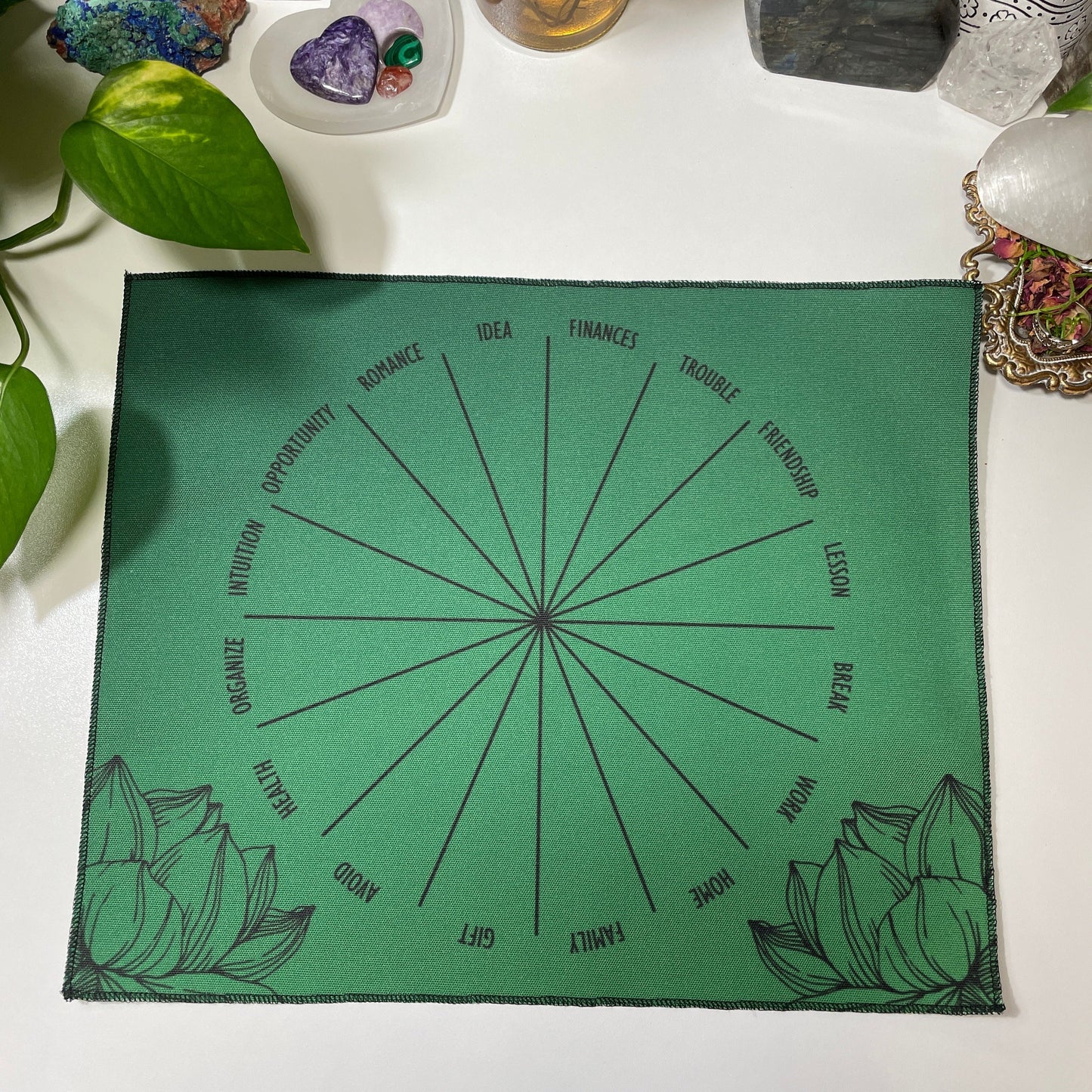 Green Circle Casting Cloth
