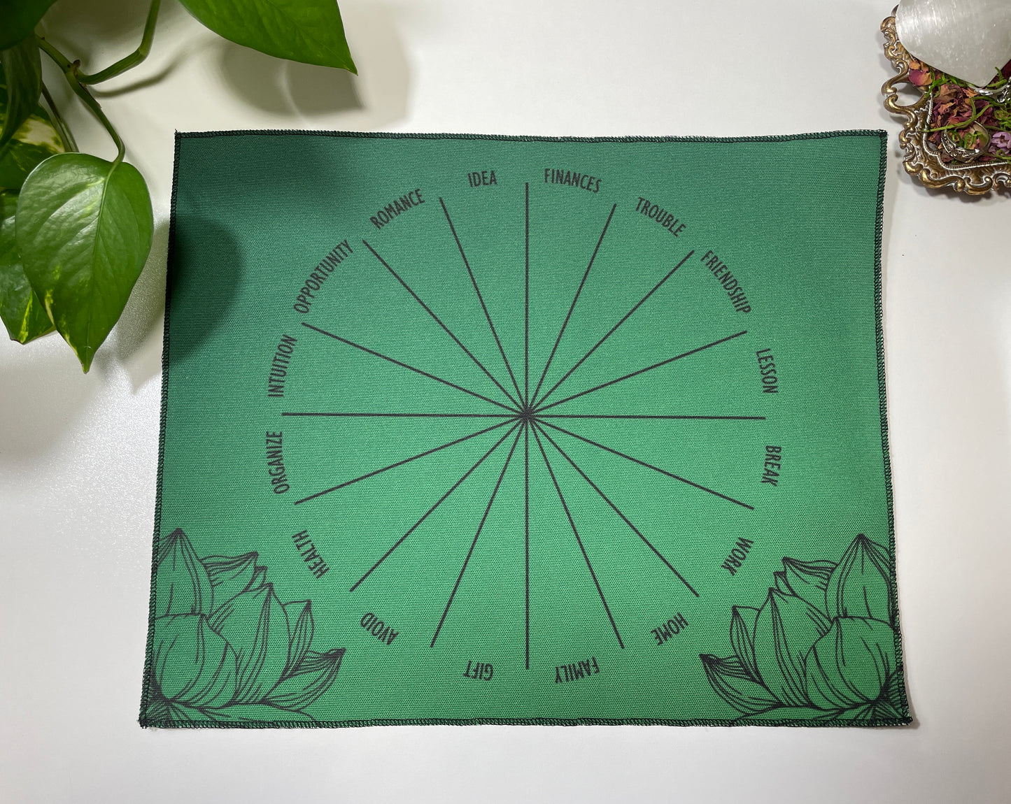 Green Circle Casting Cloth
