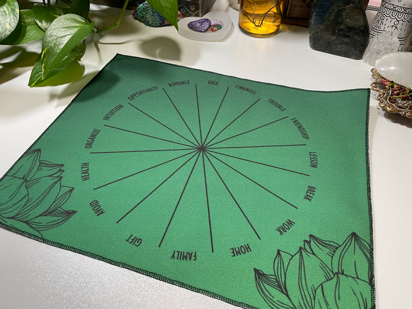 Green Circle Casting Cloth