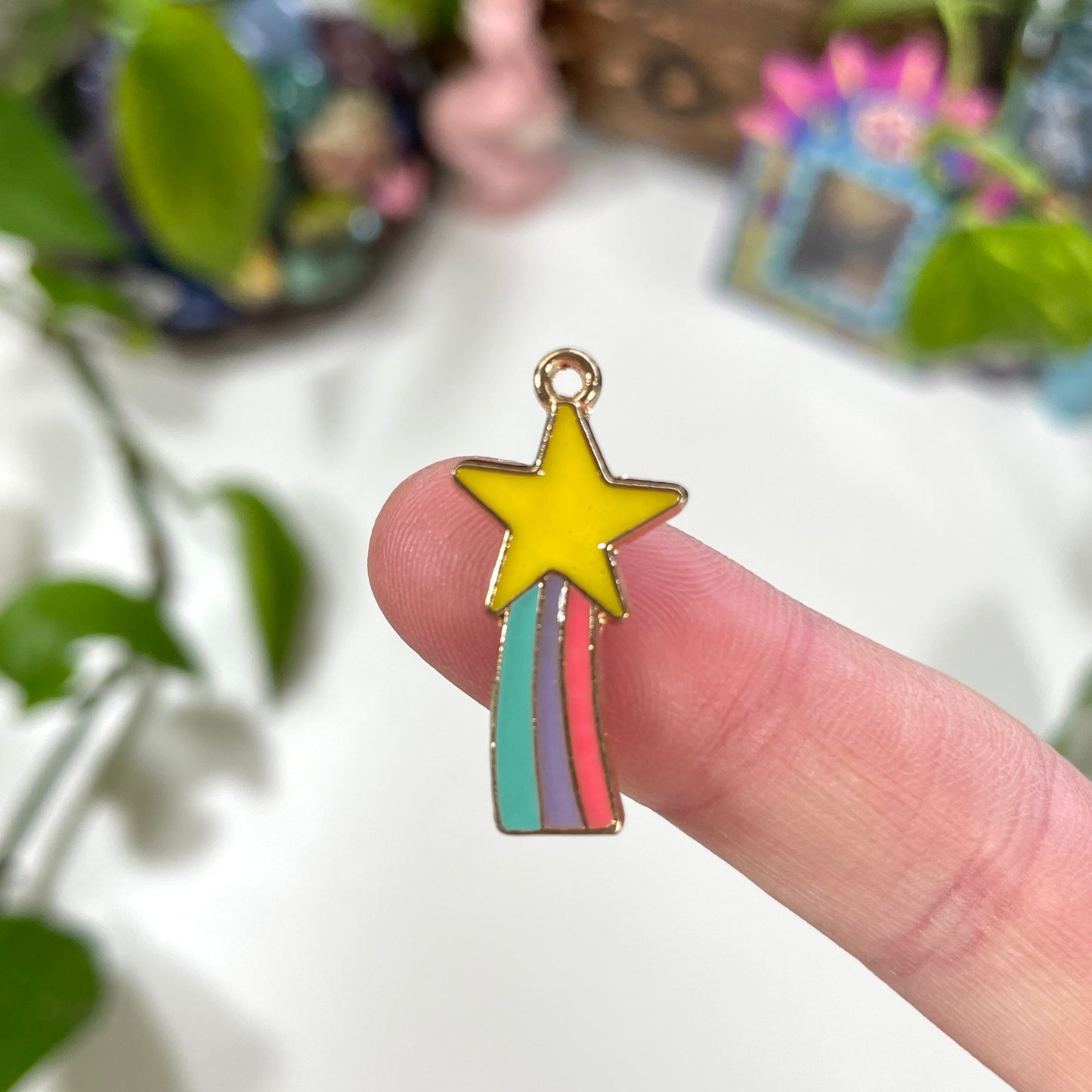 Pastel Shooting Star Charm