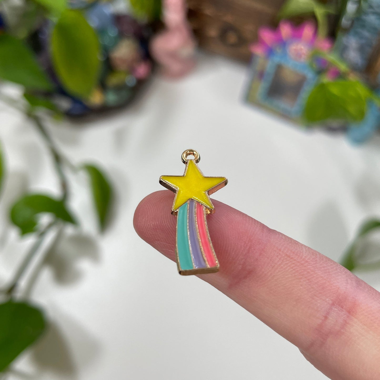 Pastel Shooting Star Charm