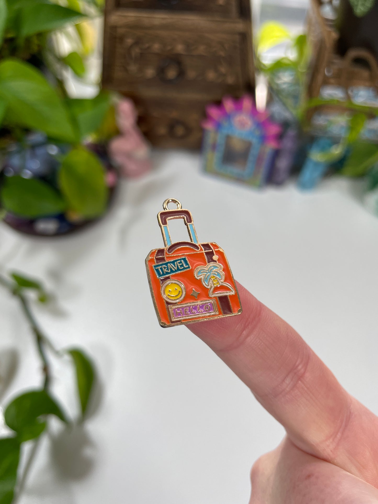 Travel Suitcase Charm