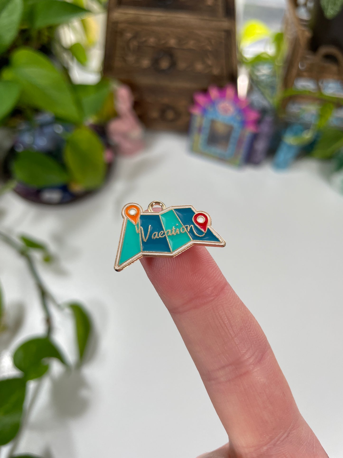 The Journey - Vacation Map Charm