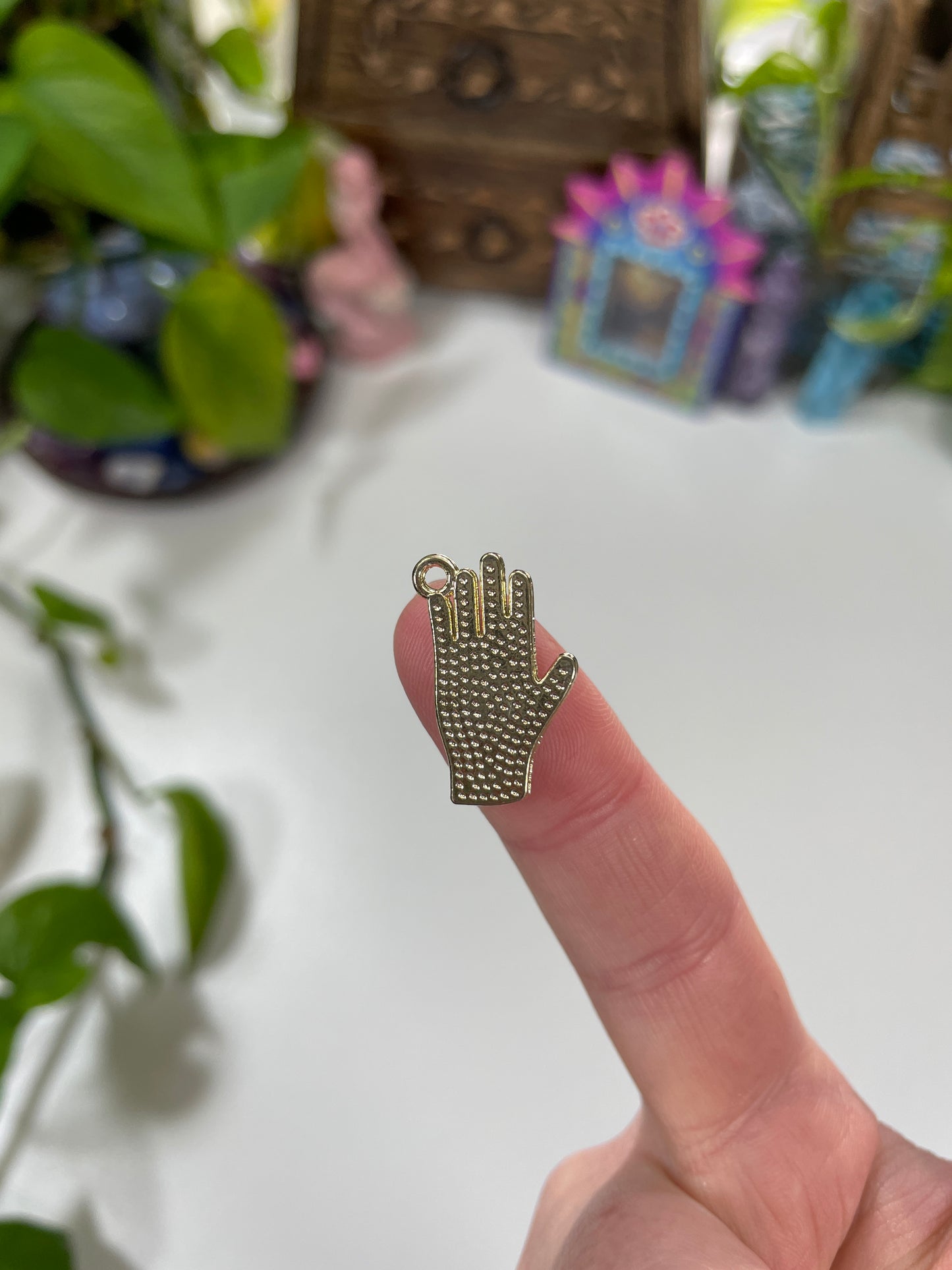 Divine Touch - Hand with Heart Charm
