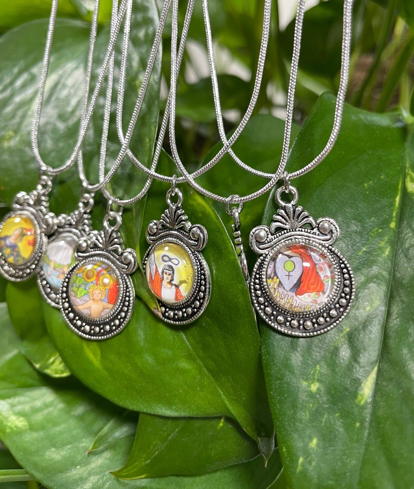 Stories of the Tarot Necklace - Handmade by Emerald Lotus