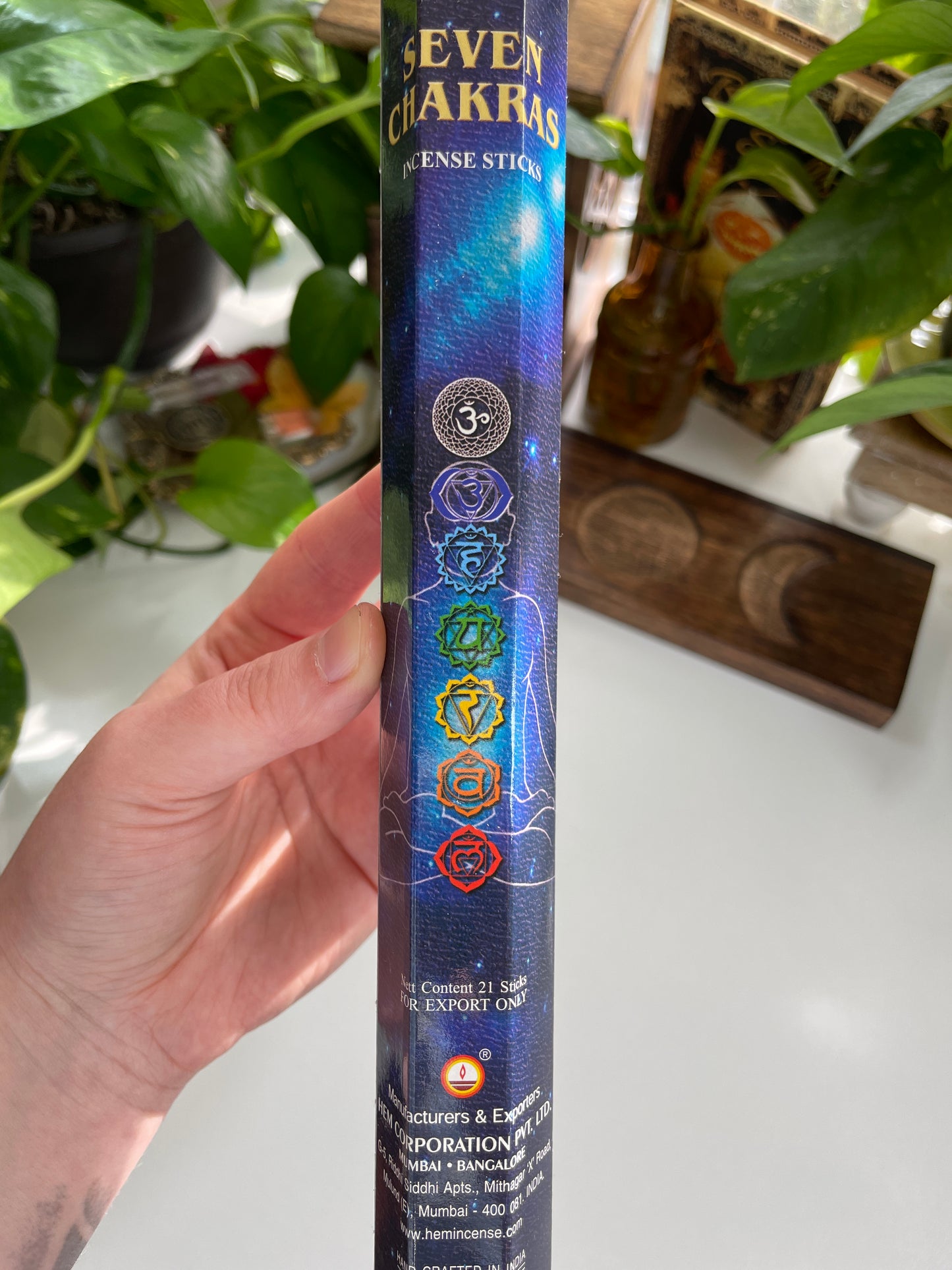Seven Chakras Hem Incense Sticks