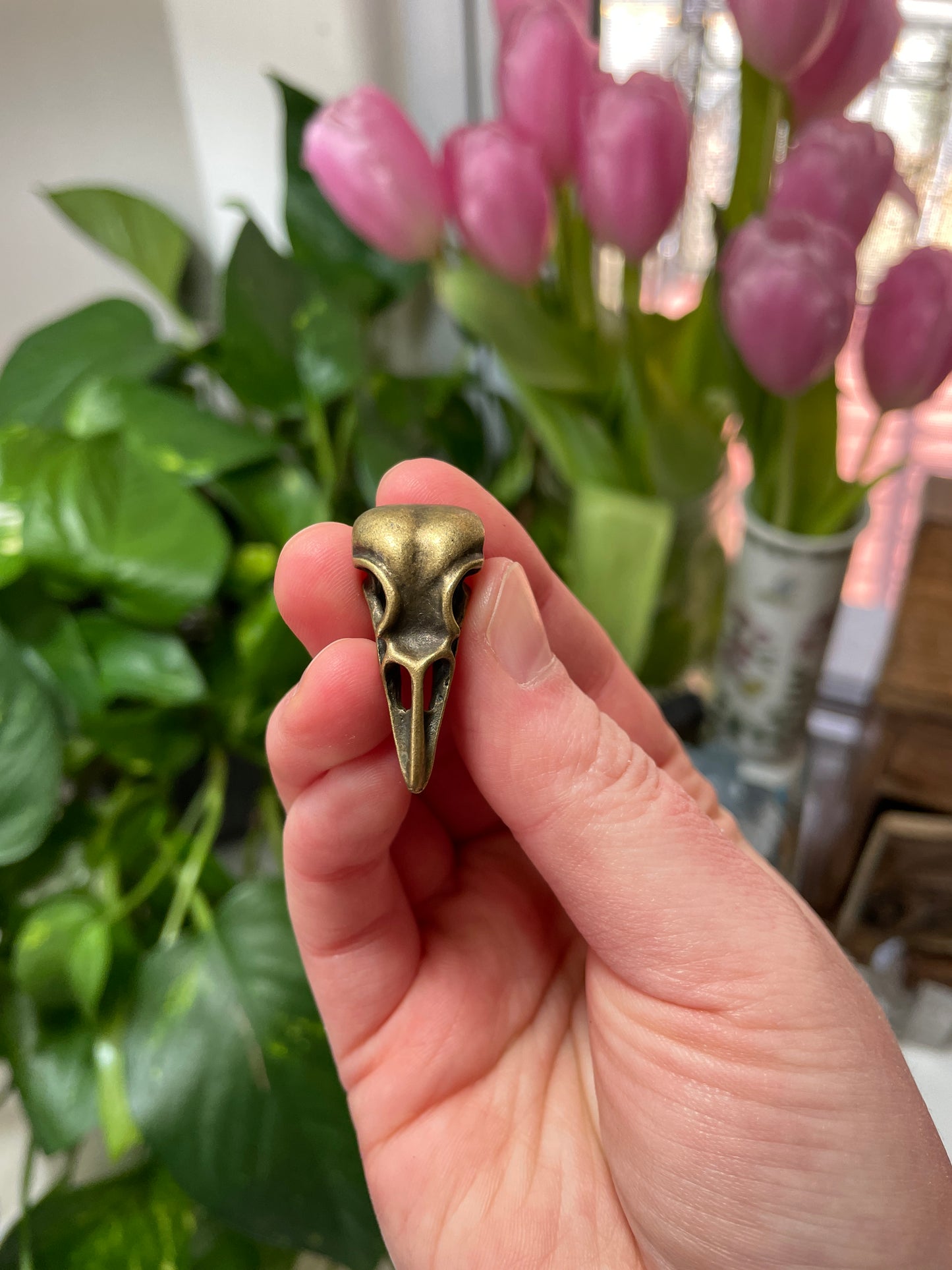 Bird Skull Charm