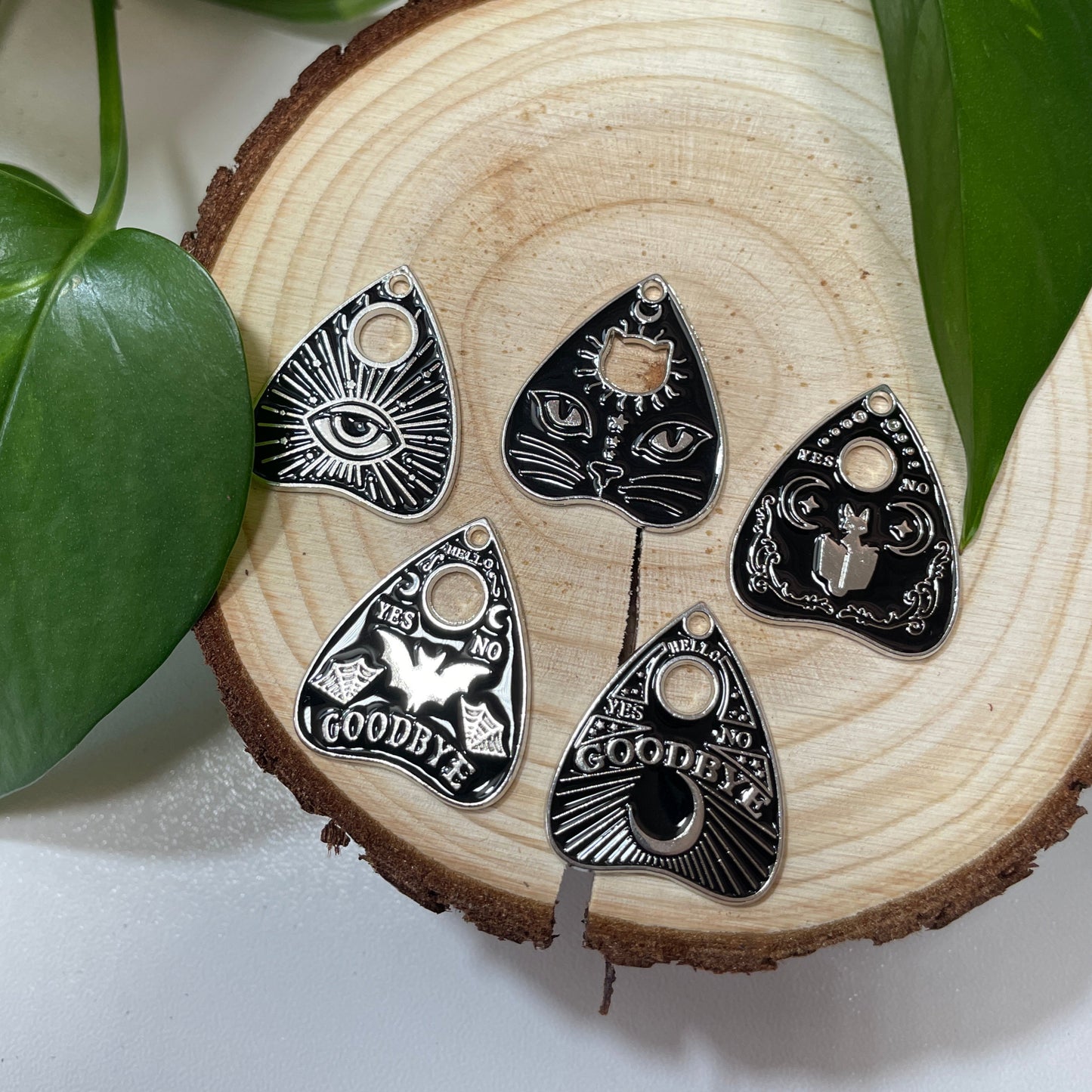 Ouija Enamel Charm (Silver Back Series)