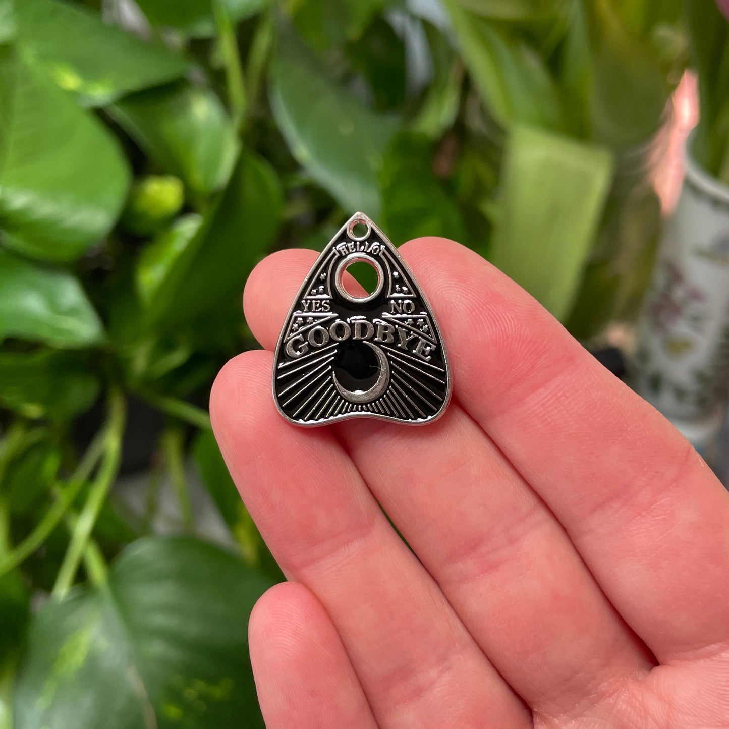 Ouija Enamel Charm (Silver Back Series)