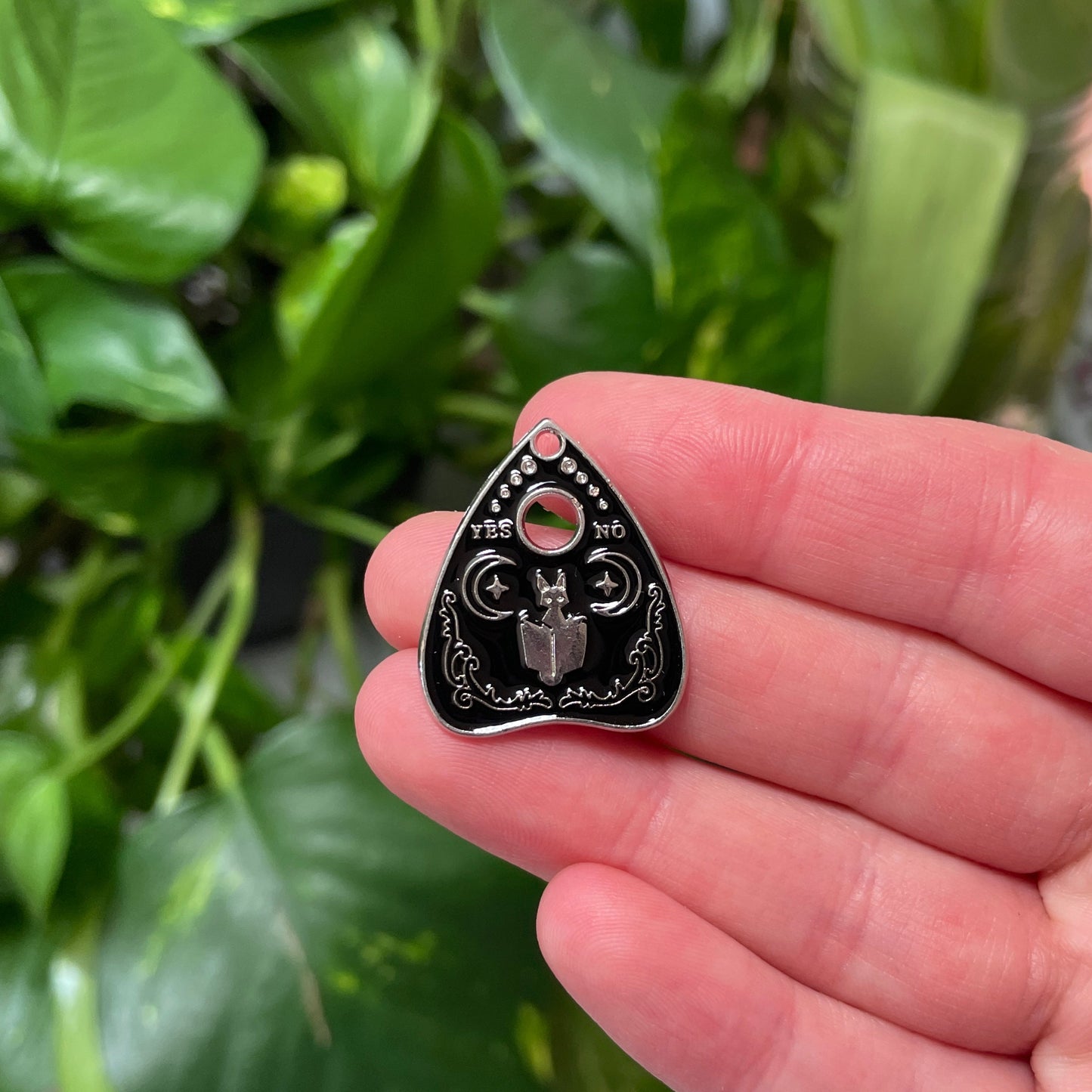 Ouija Enamel Charm (Silver Back Series)