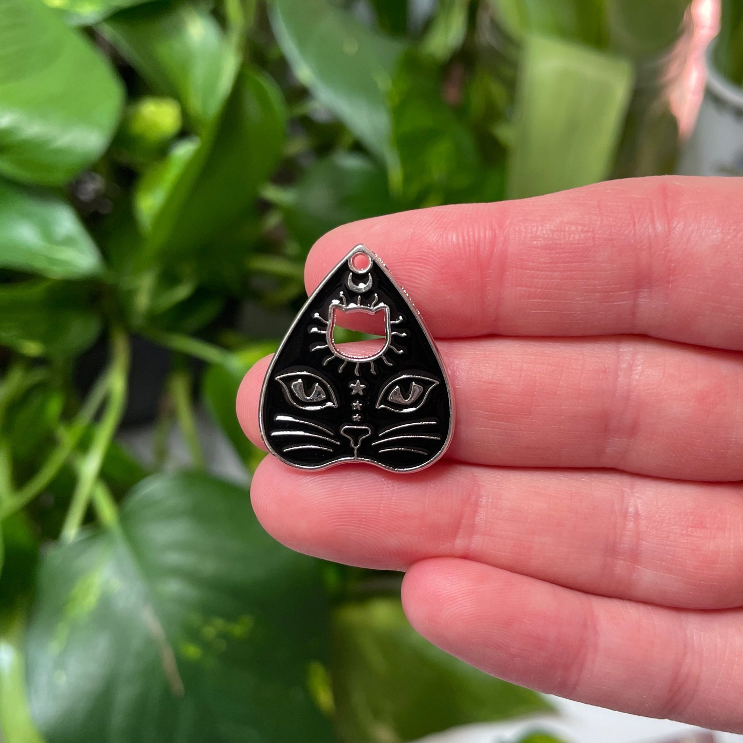 Ouija Enamel Charm (Silver Back Series)