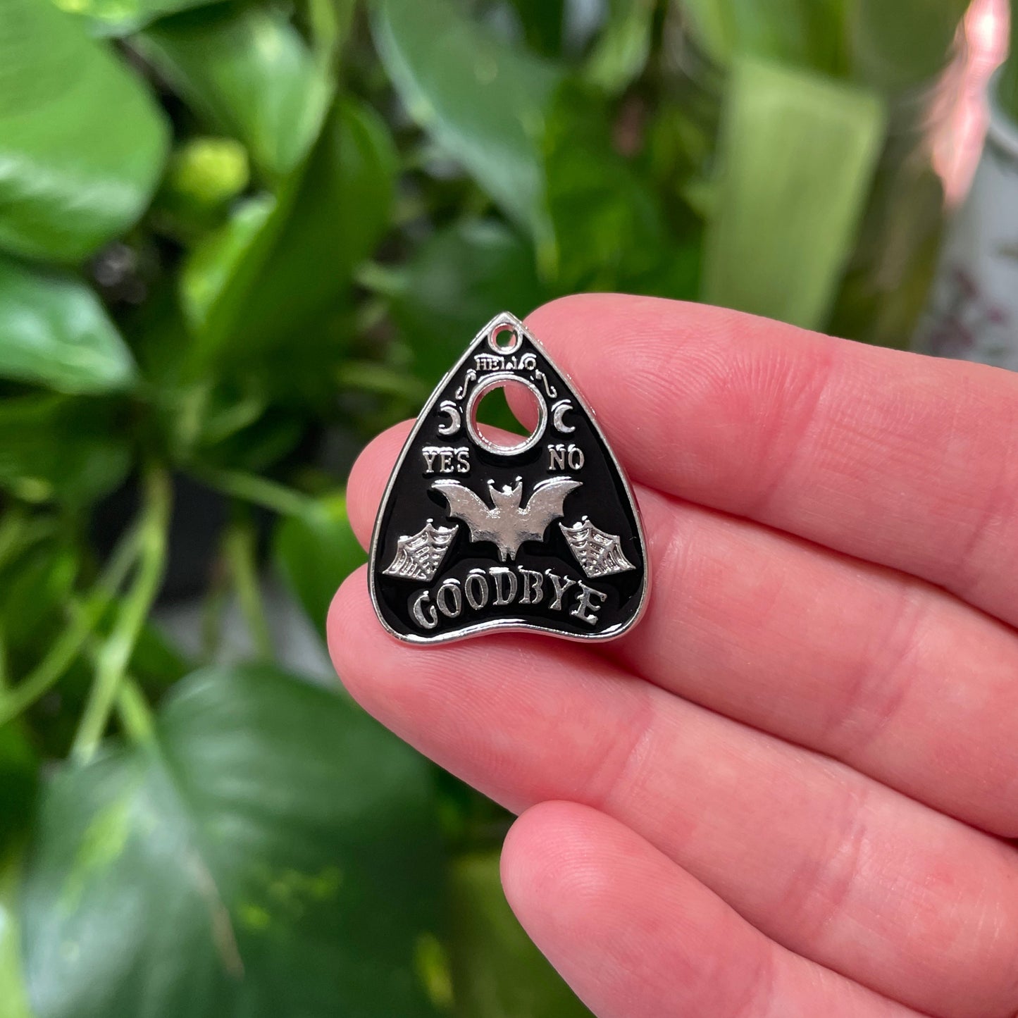 Ouija Enamel Charm (Silver Back Series)