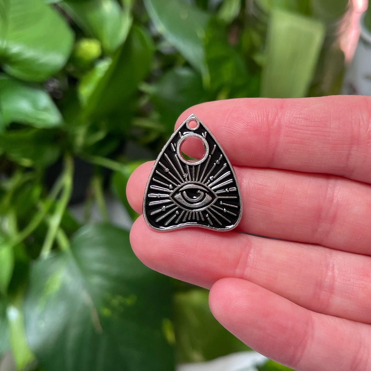 Ouija Enamel Charm (Silver Back Series)