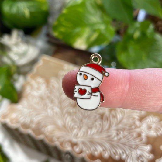 Gift from Snowman Charm