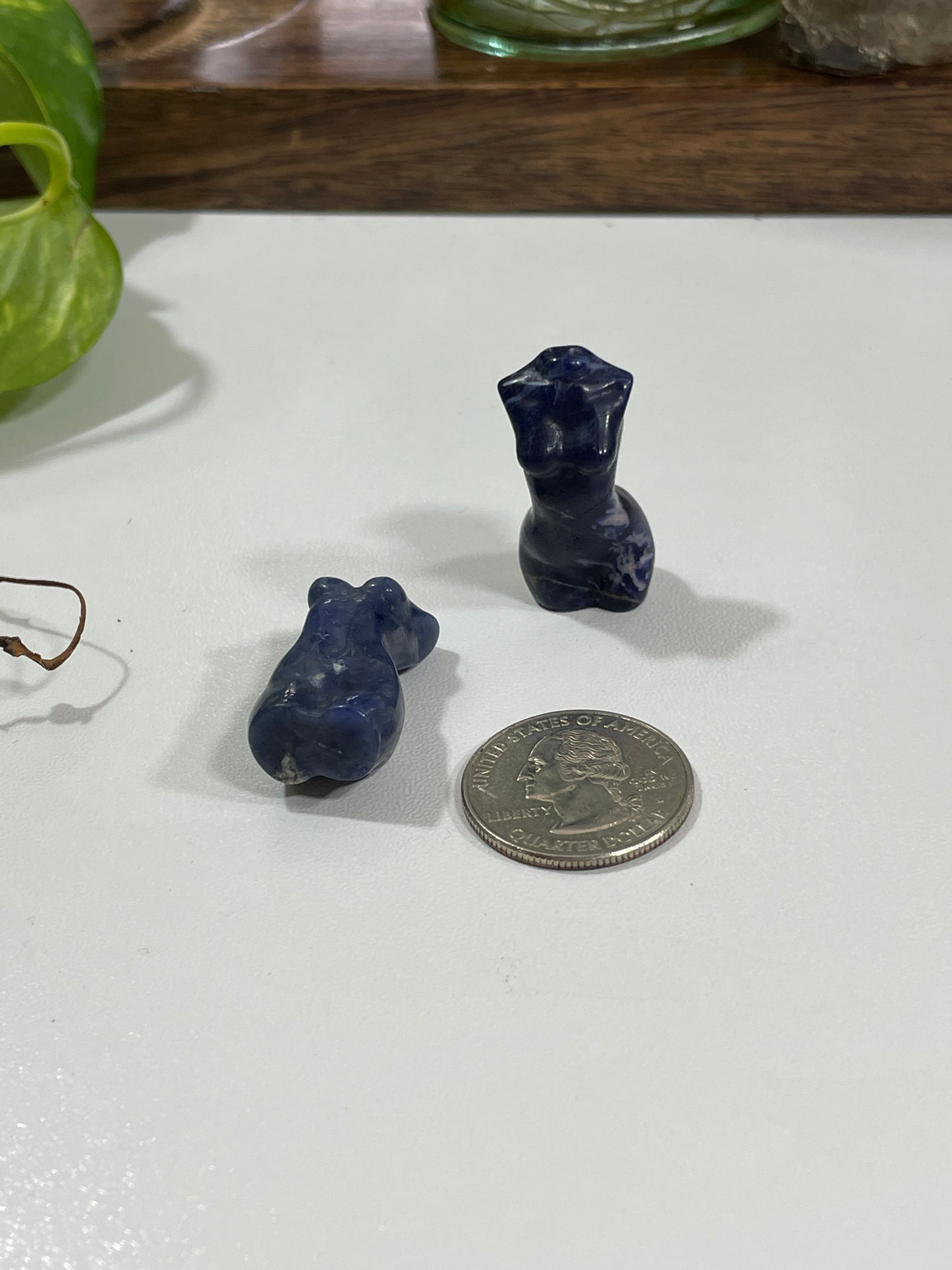 Sodalite Mini Woman Carving