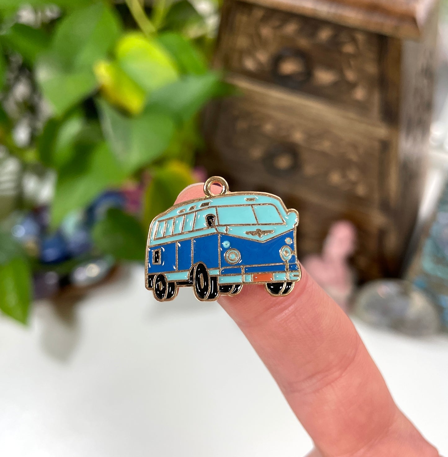 Vintage Explorer Van Charm