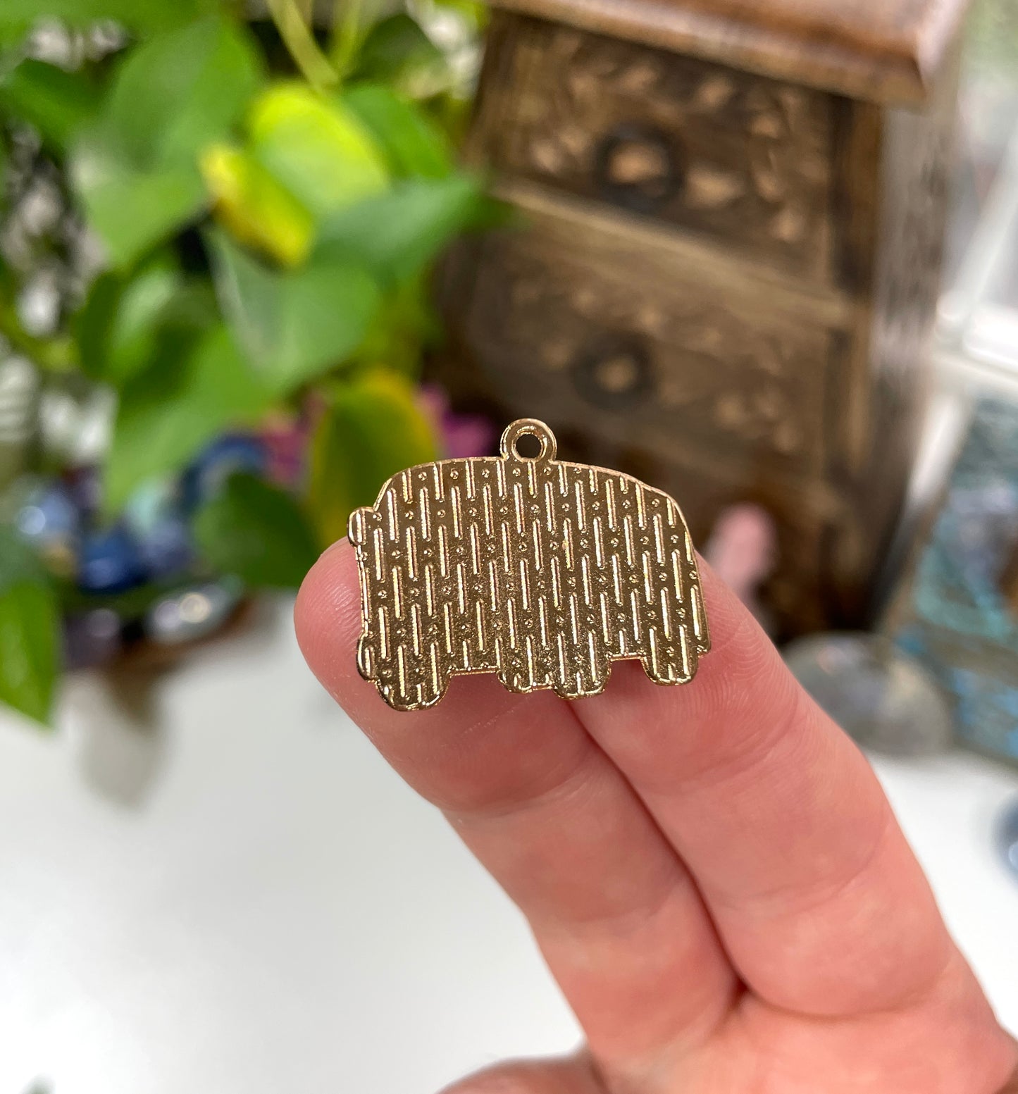 Vintage Explorer Van Charm