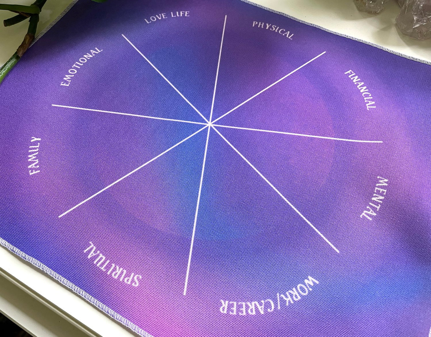 Purple Circle Casting Cloth