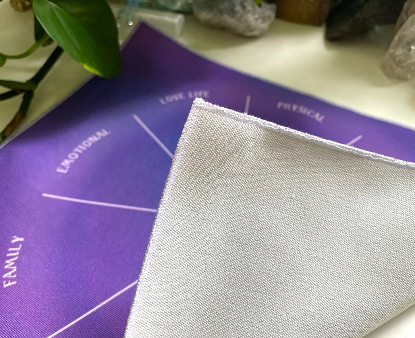 Purple Circle Casting Cloth