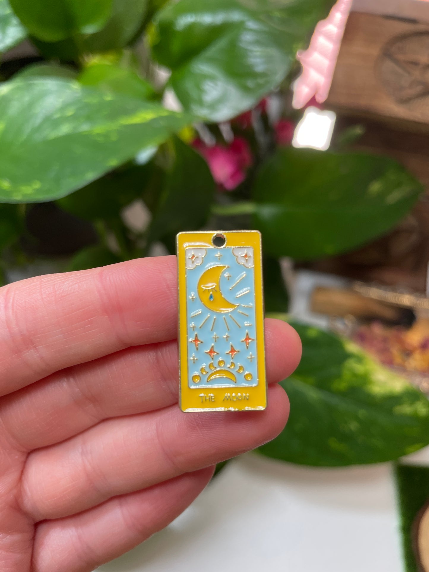 Sun and Moon Tarot Card Charms