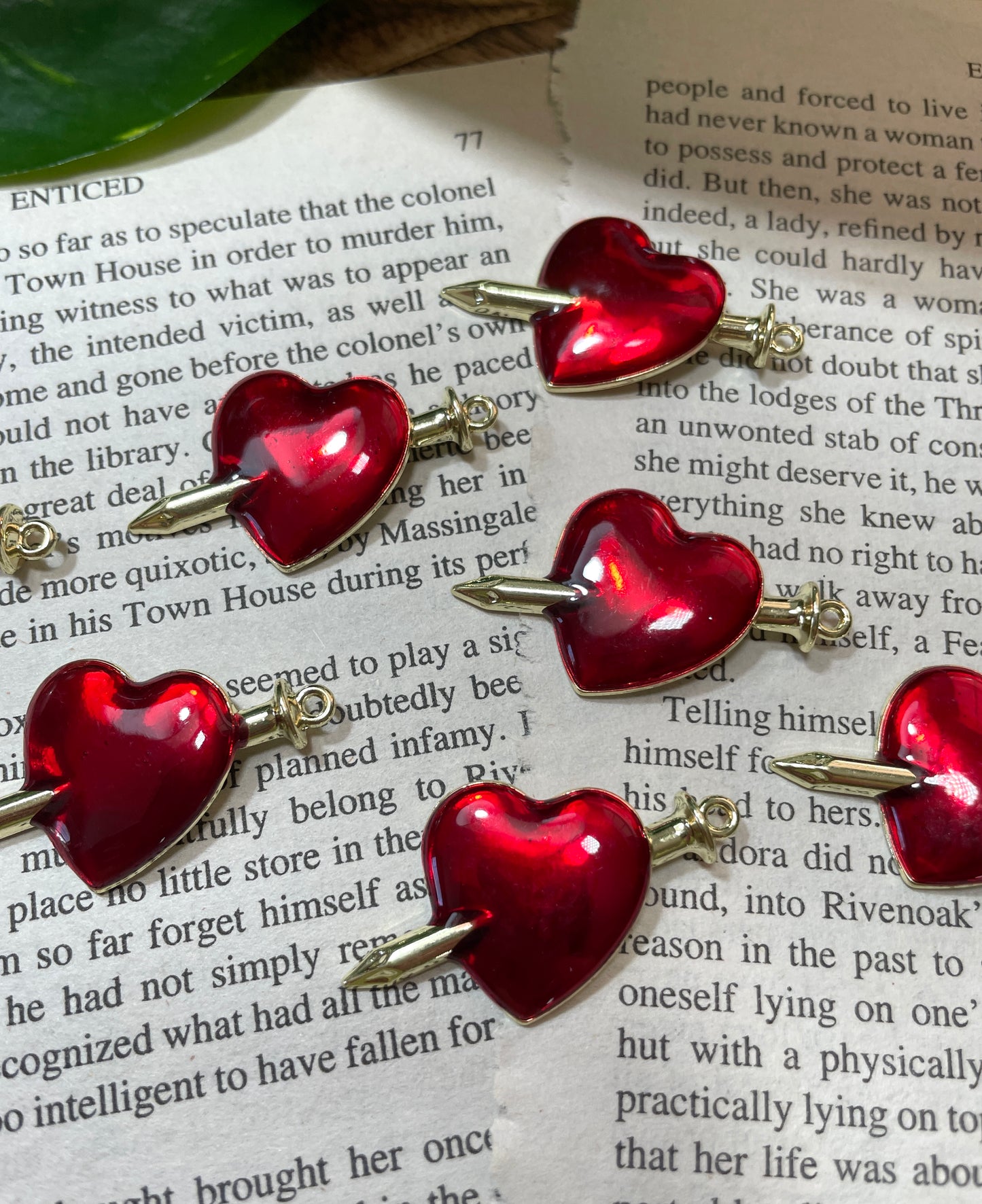 Nail Through Heart Charm