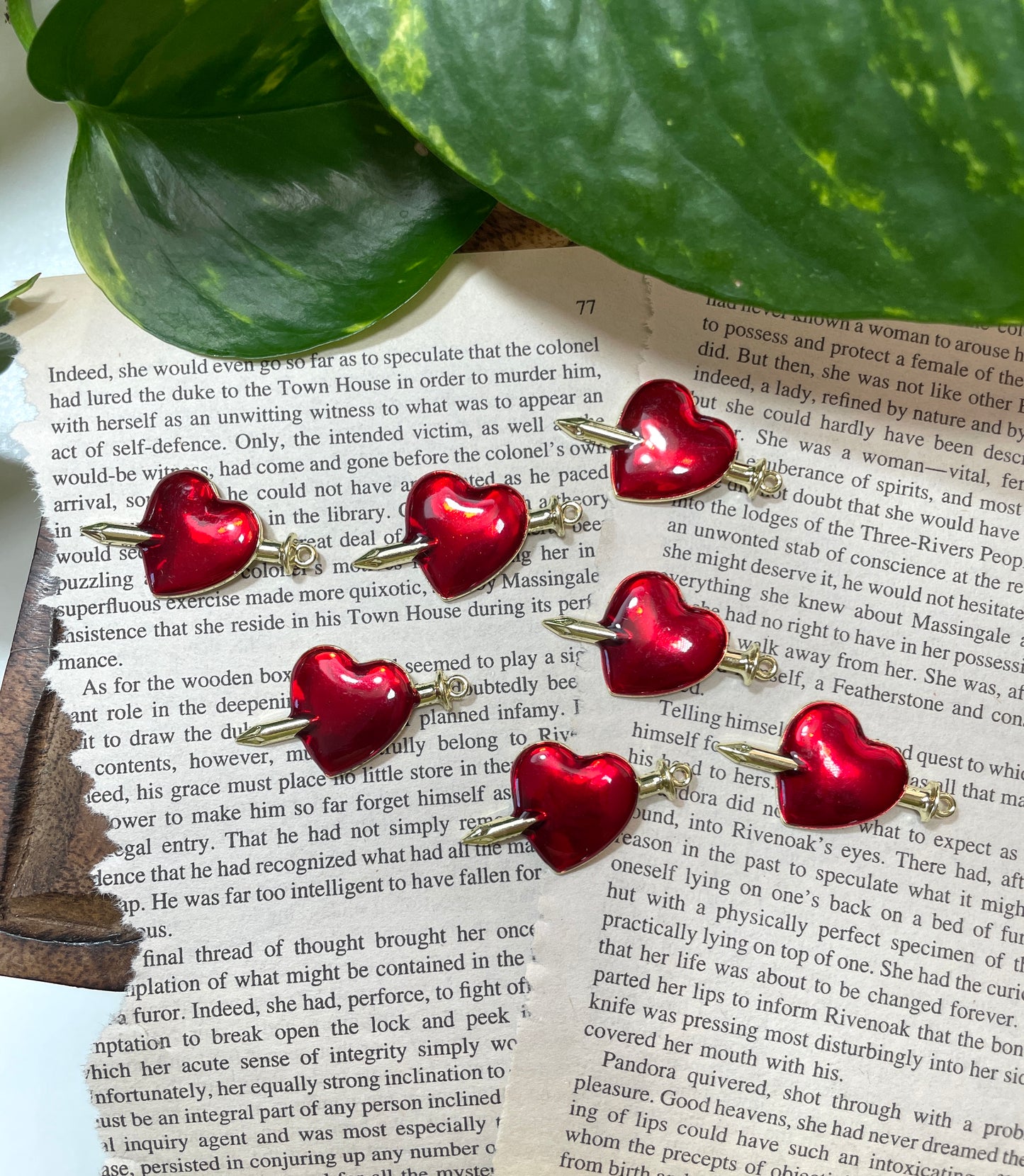 Nail Through Heart Charm