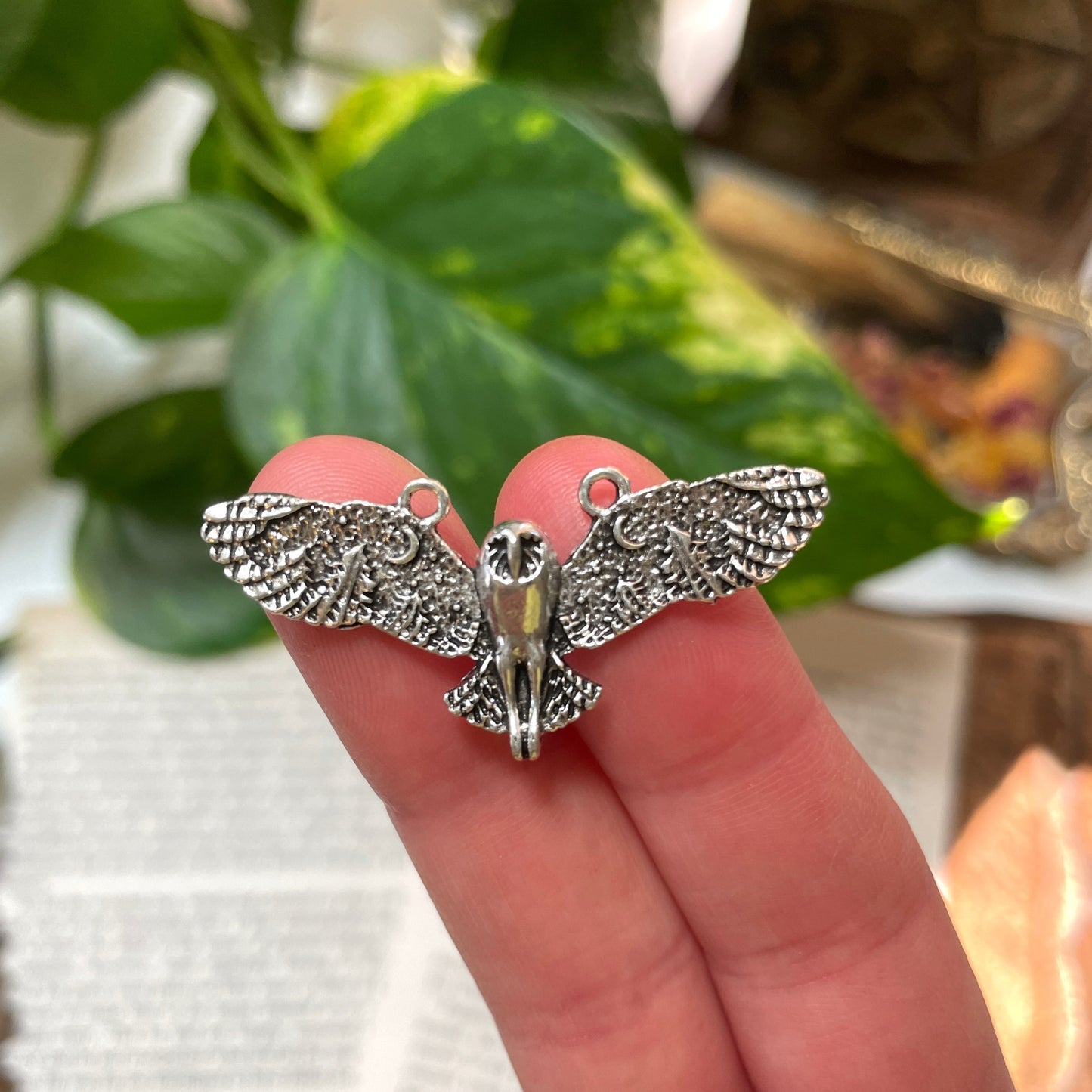Owl Wing Span Charm