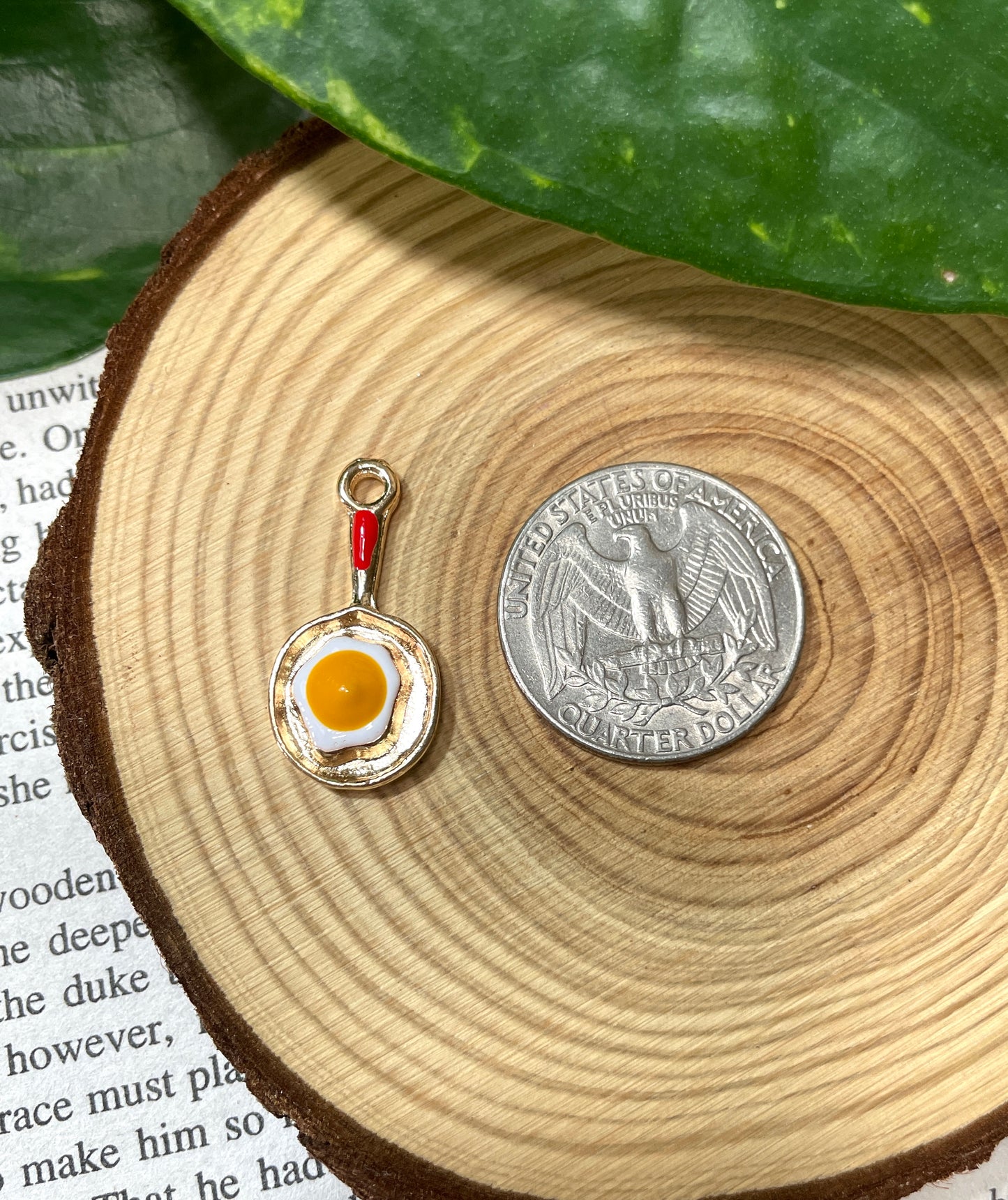 Egg on Pan Charm