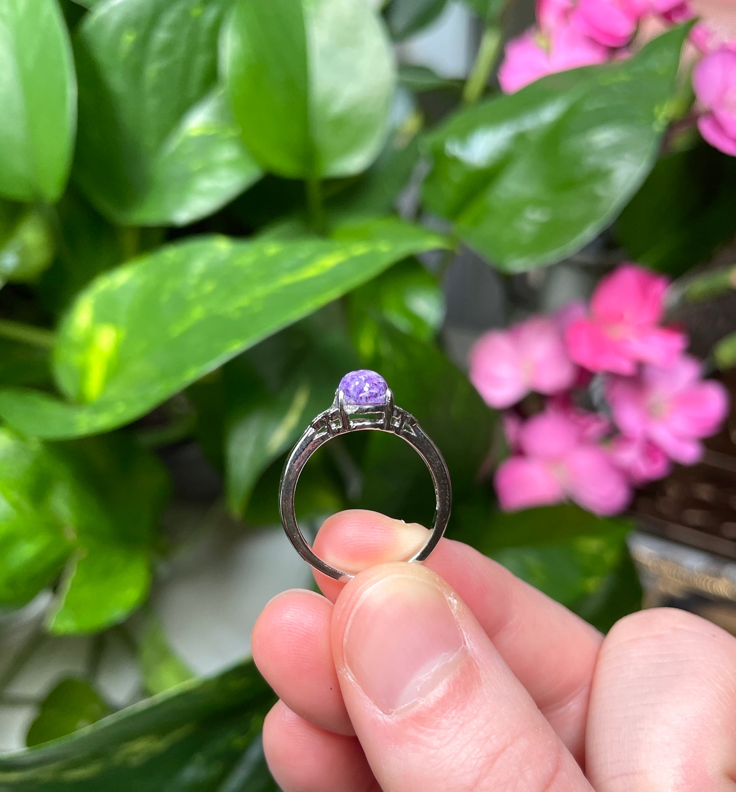 Charoite Ring