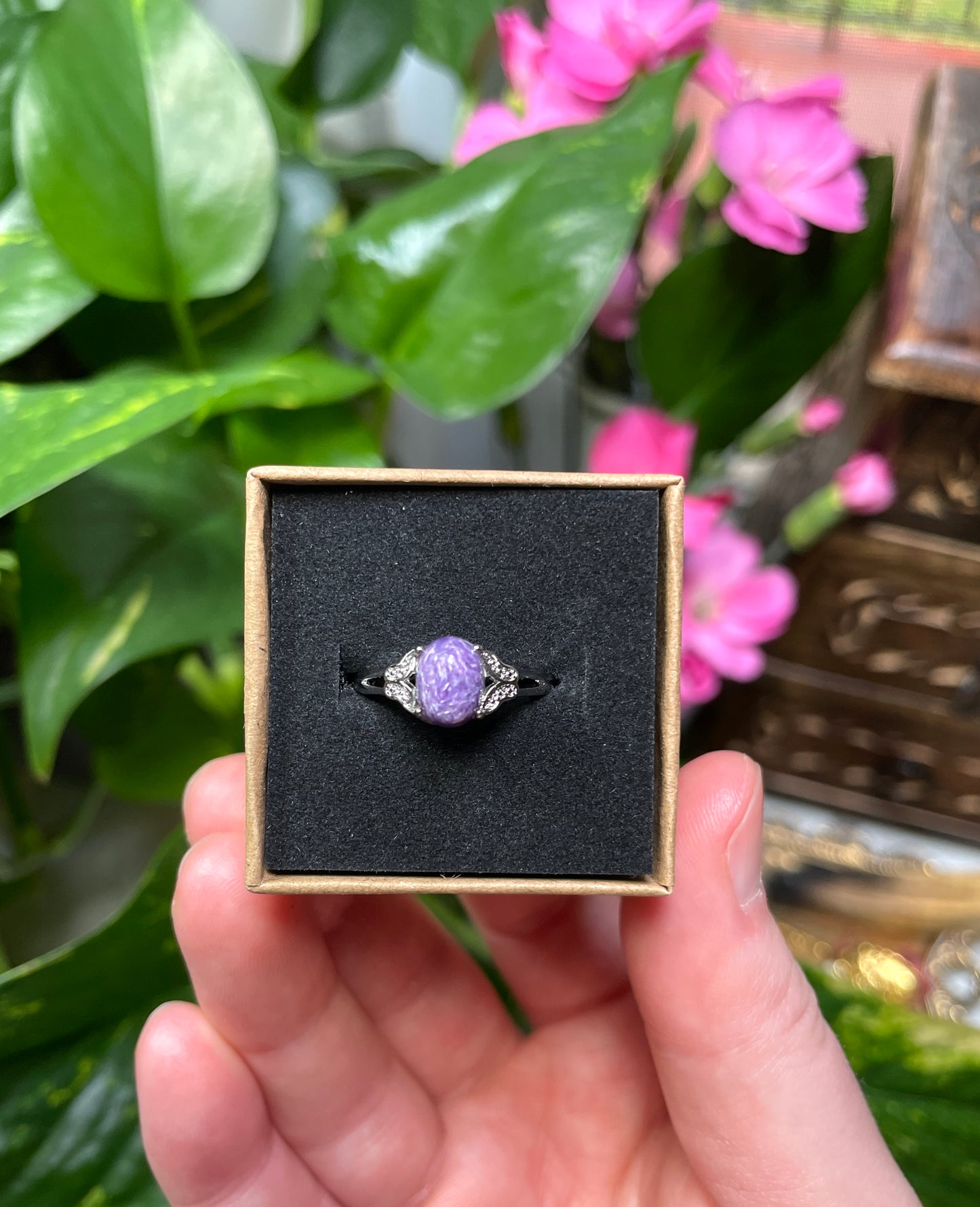 Charoite Ring