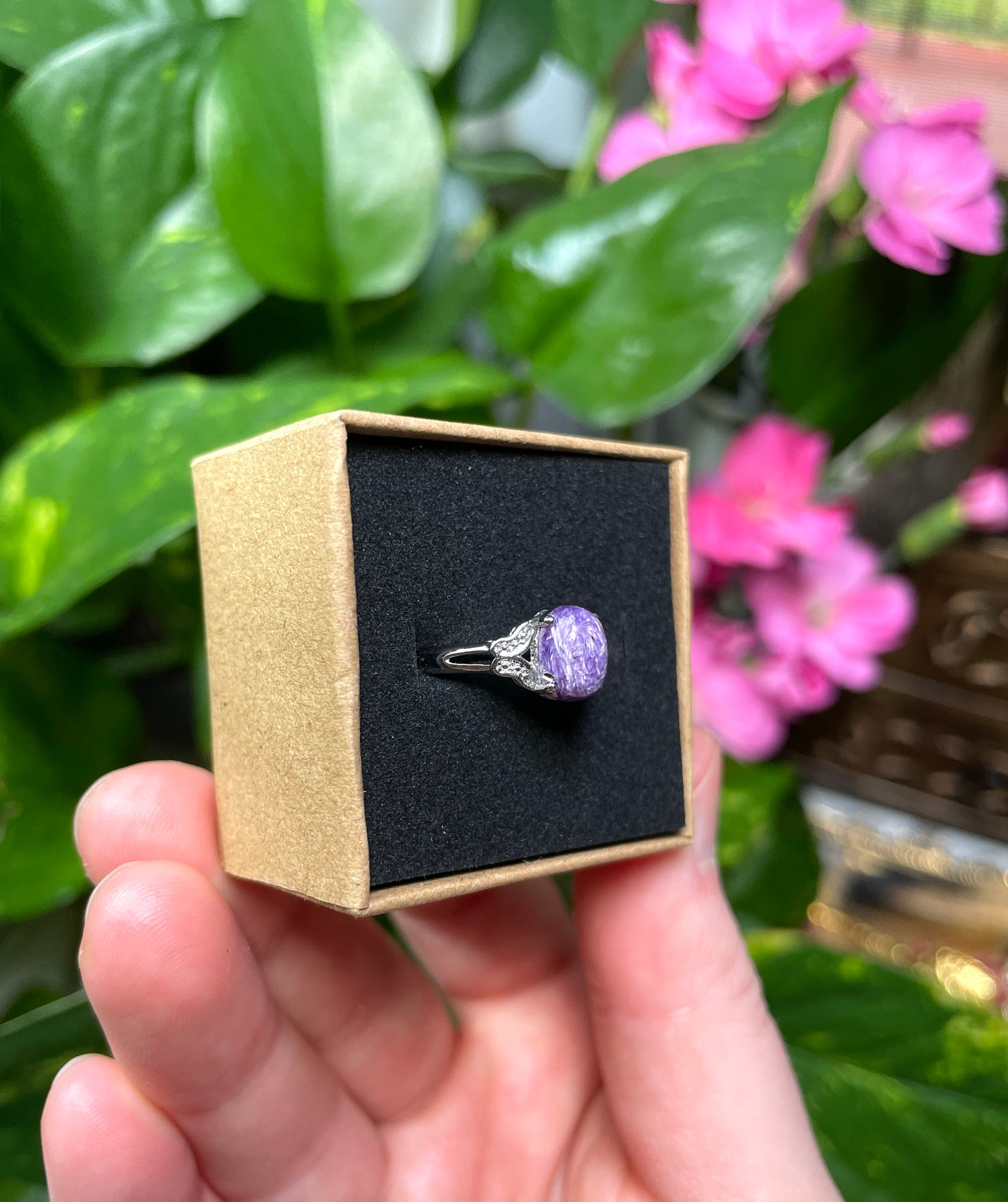 Charoite Ring