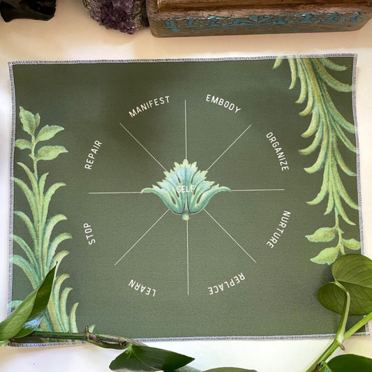 Leaf Circle Casting Cloth