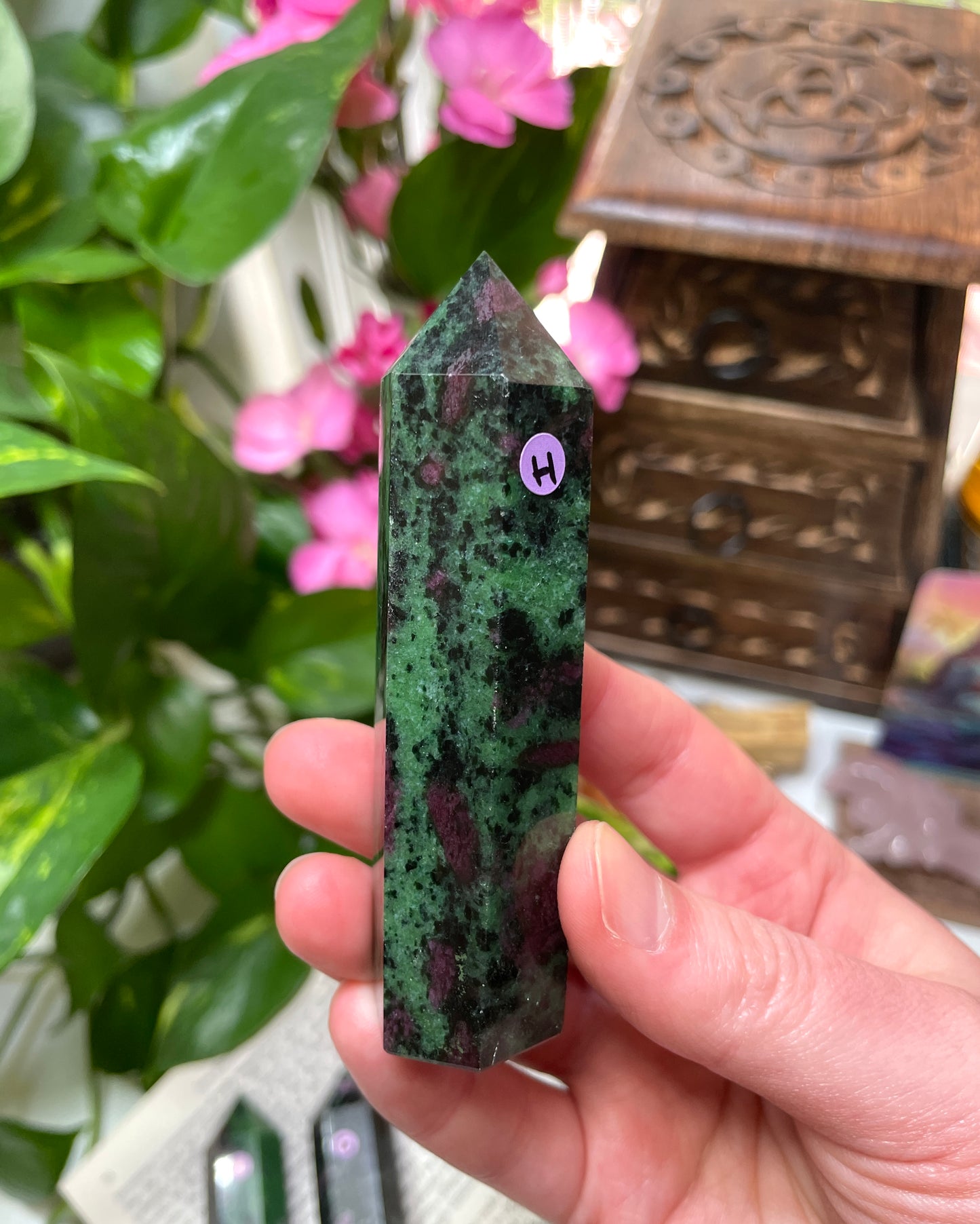 Ruby Zoisite Point