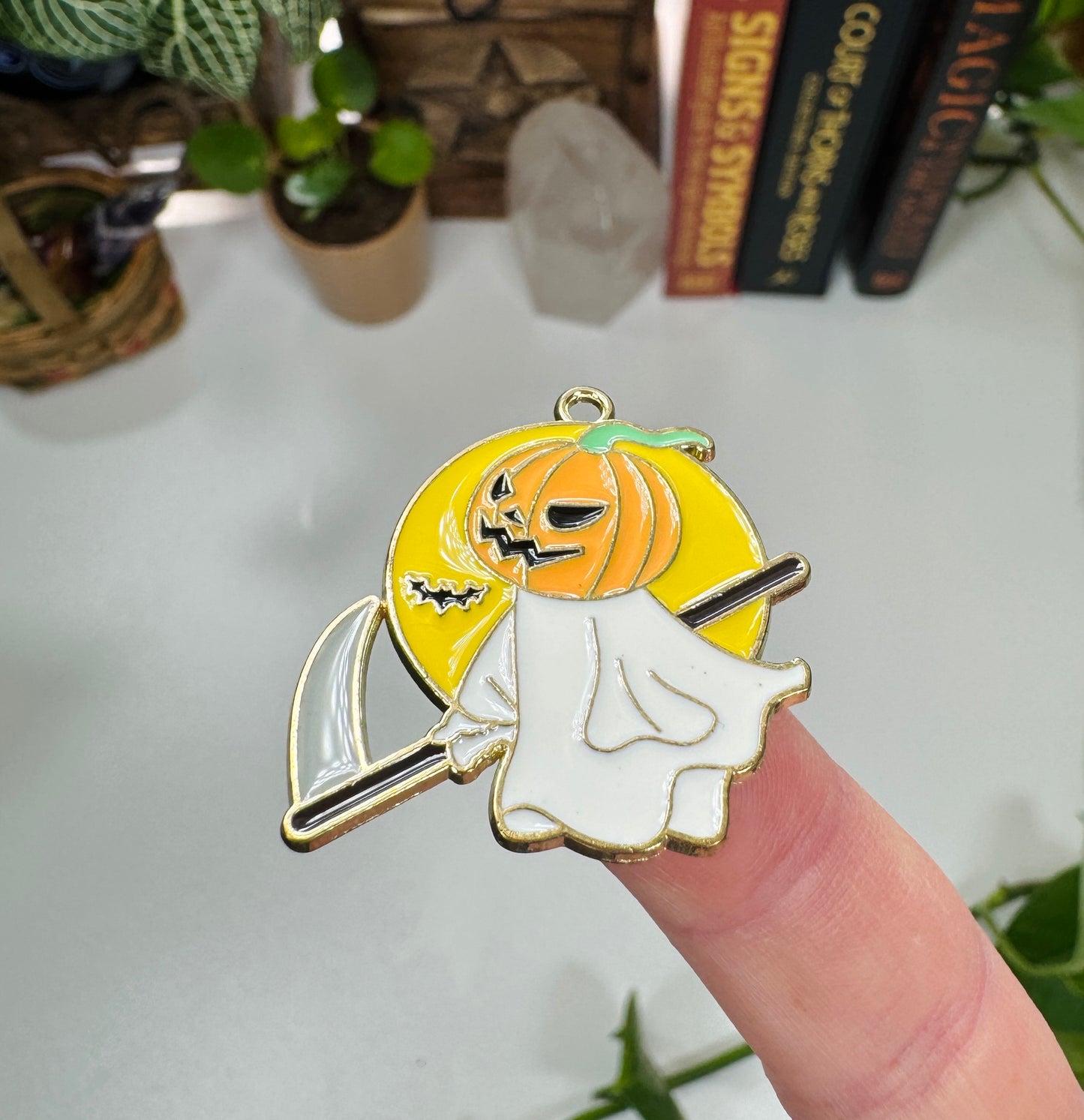Pumpkin Reaper Charm