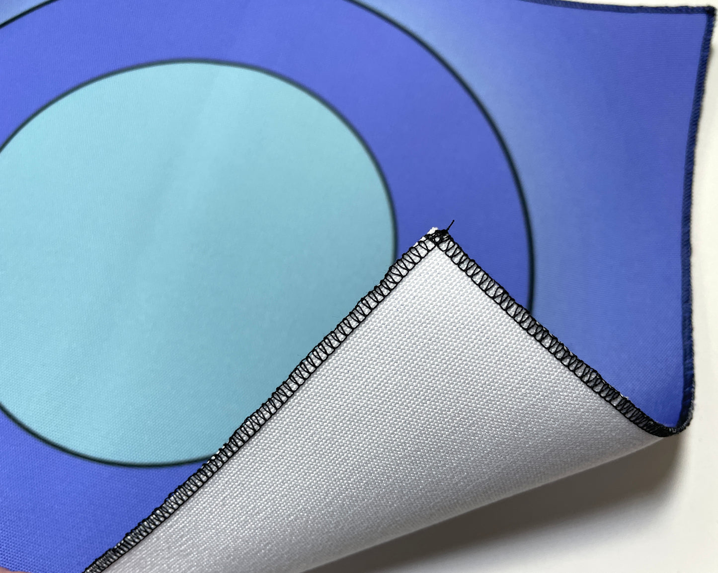 Blue Plain Bullseye Casting Cloth