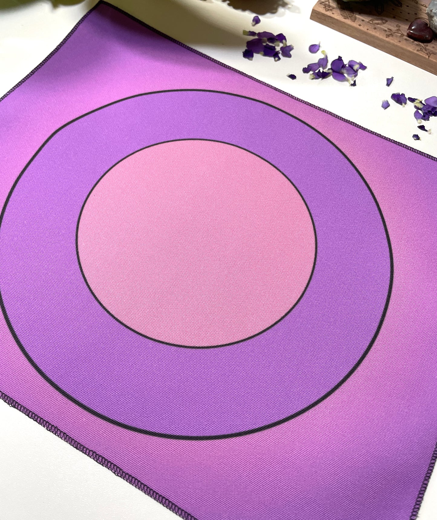 Purple Plain Bullseye Casting Cloth