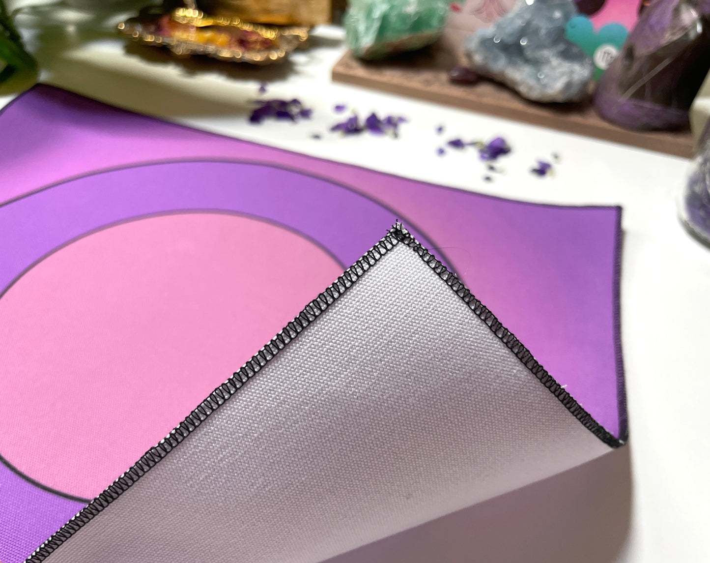 Purple Plain Bullseye Casting Cloth