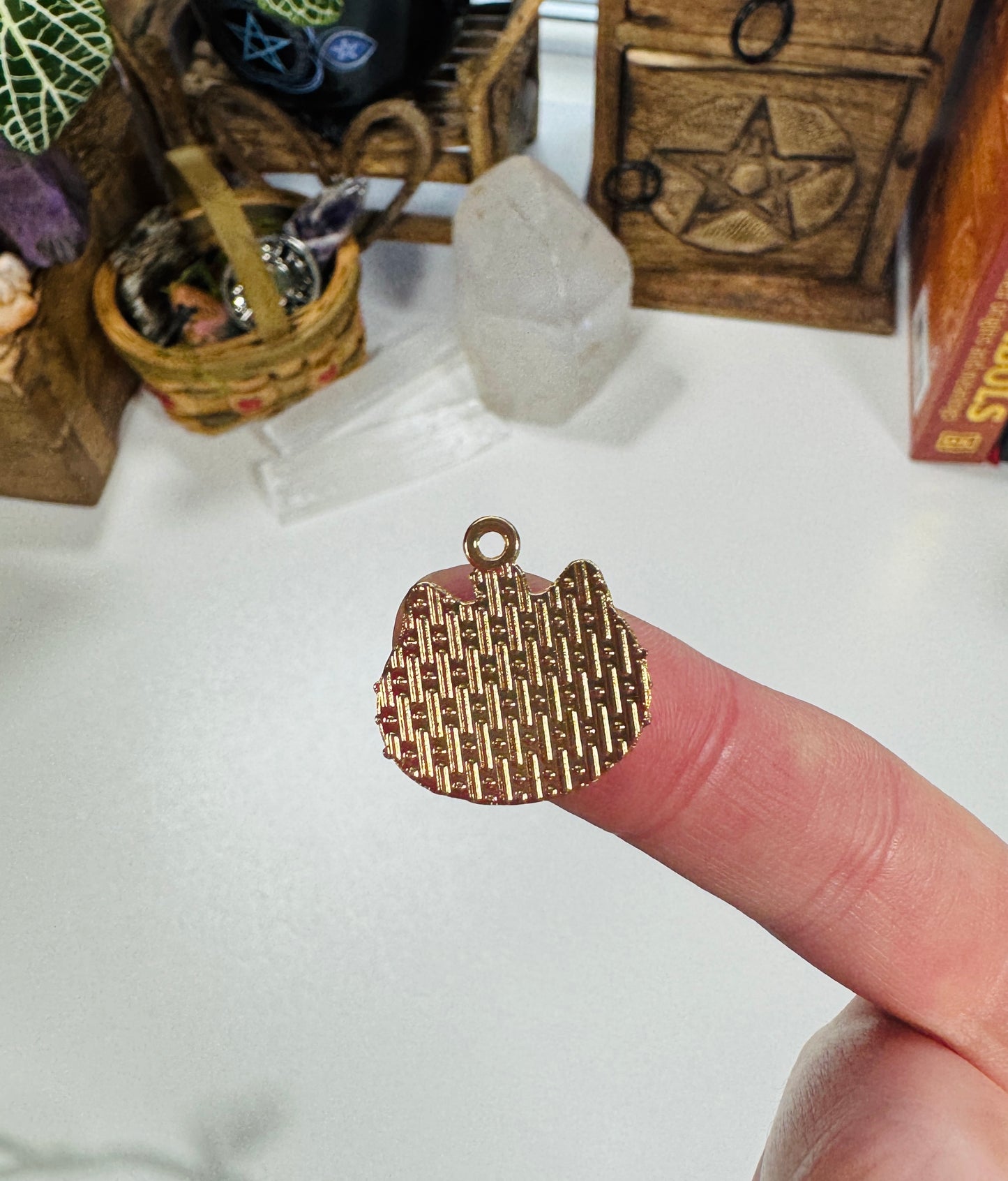 Pumpkin Cat Charm