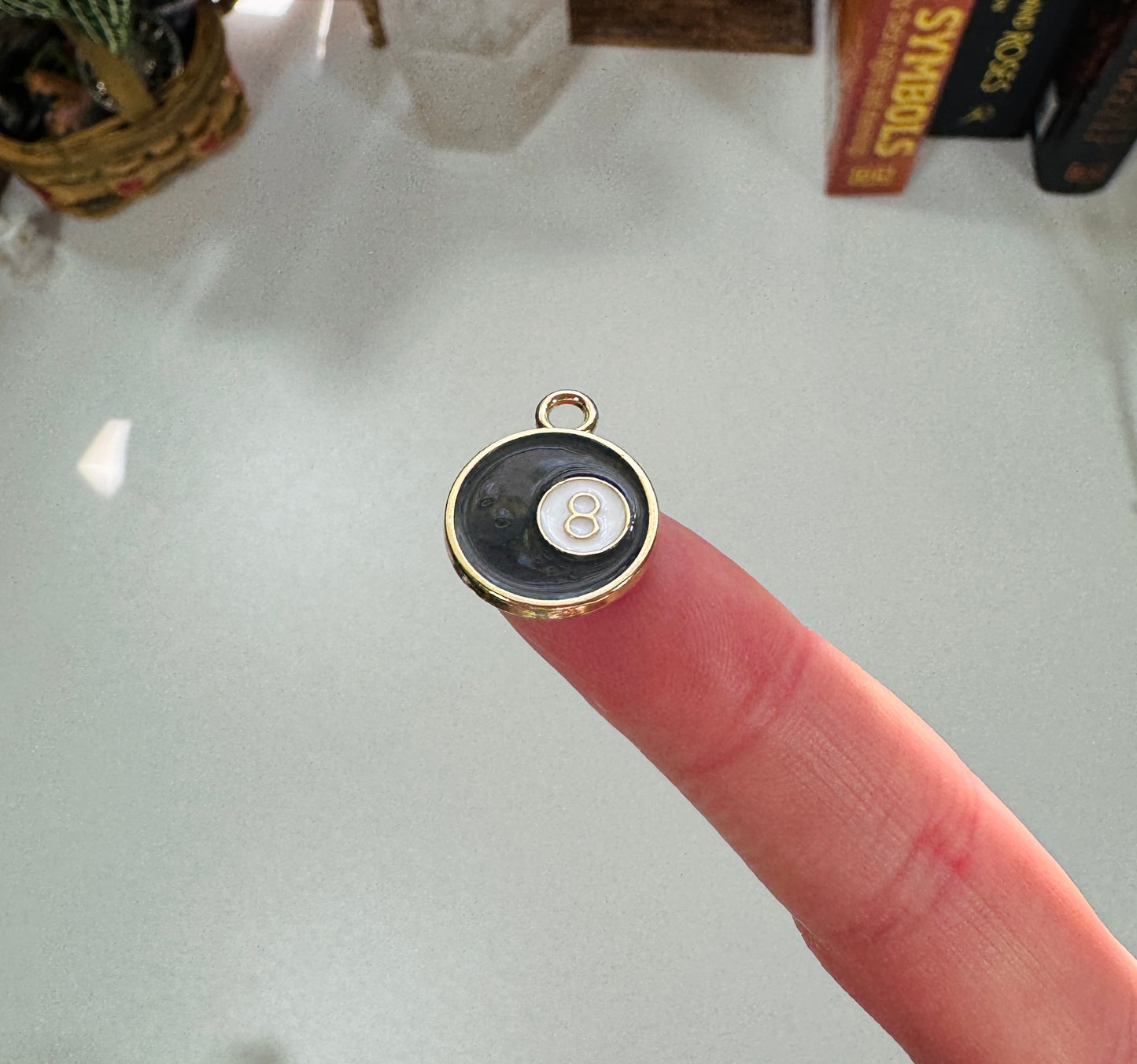 Magic 8 Ball Charm