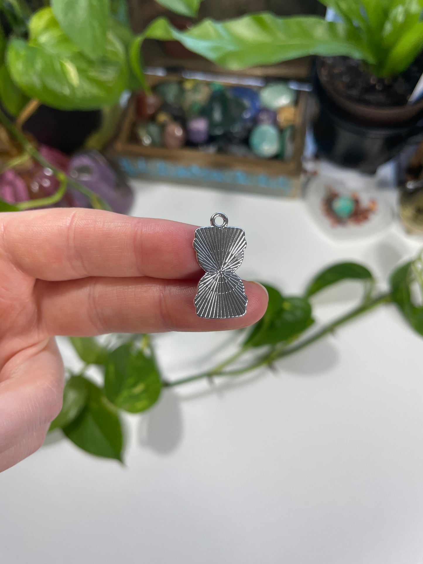 Divine Timing Hourglass Charm