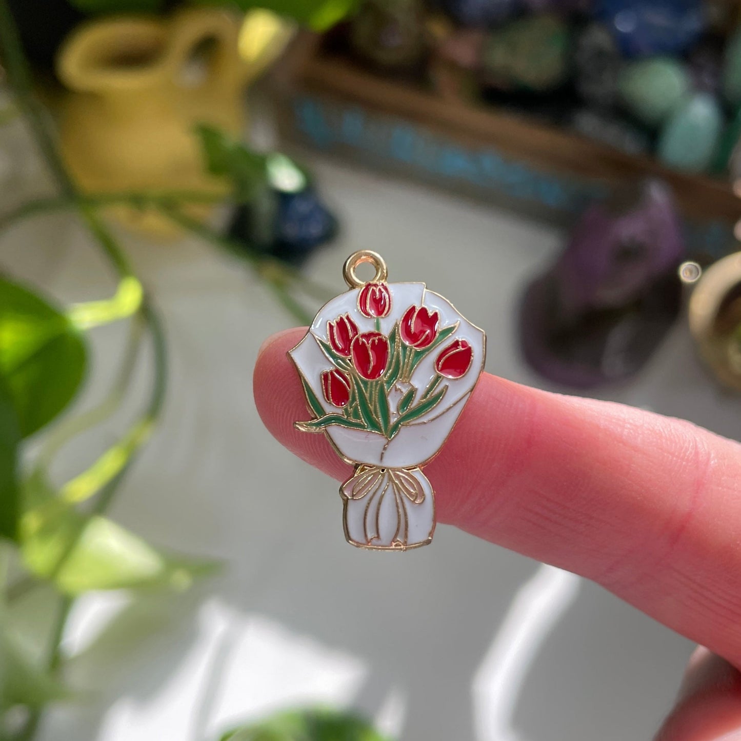 Tulip Bouquet Charm
