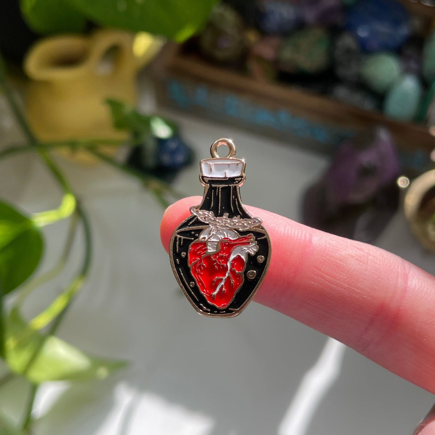 Bottled Affection Heart Charm