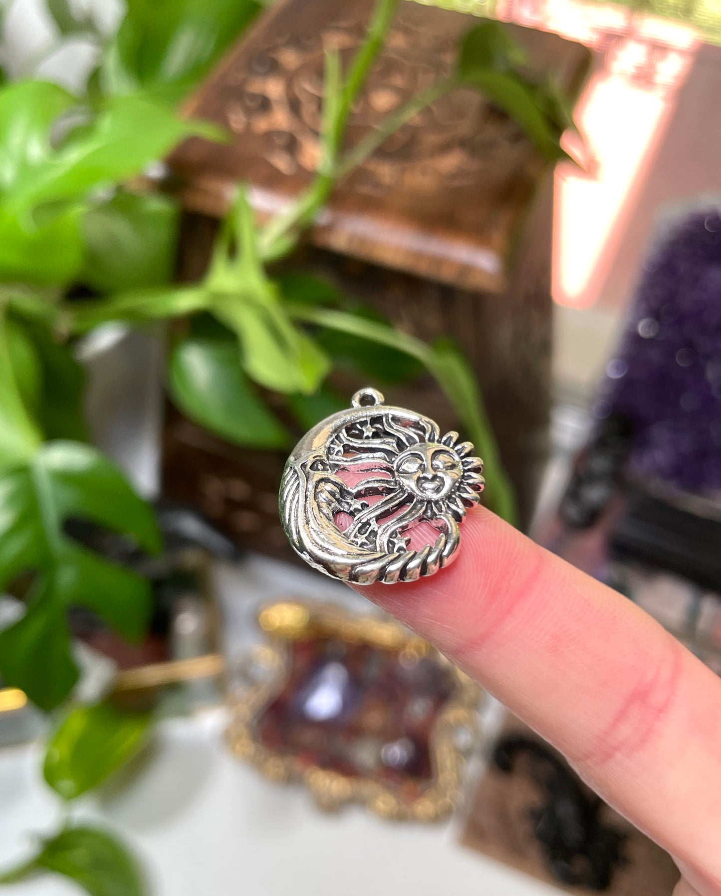 Sun and Moon Celestial Charm