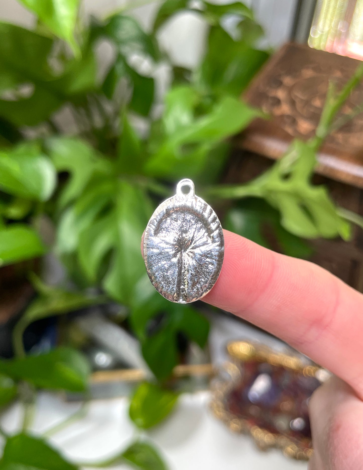 Oval Mushroom Charm