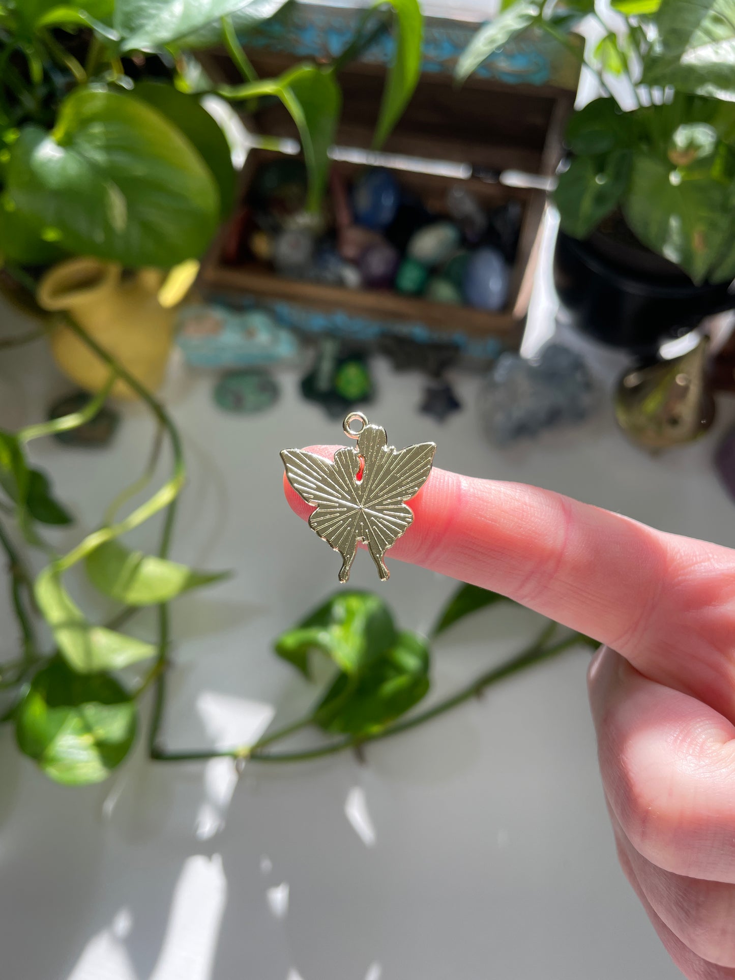 Tulip Butterfly Charm