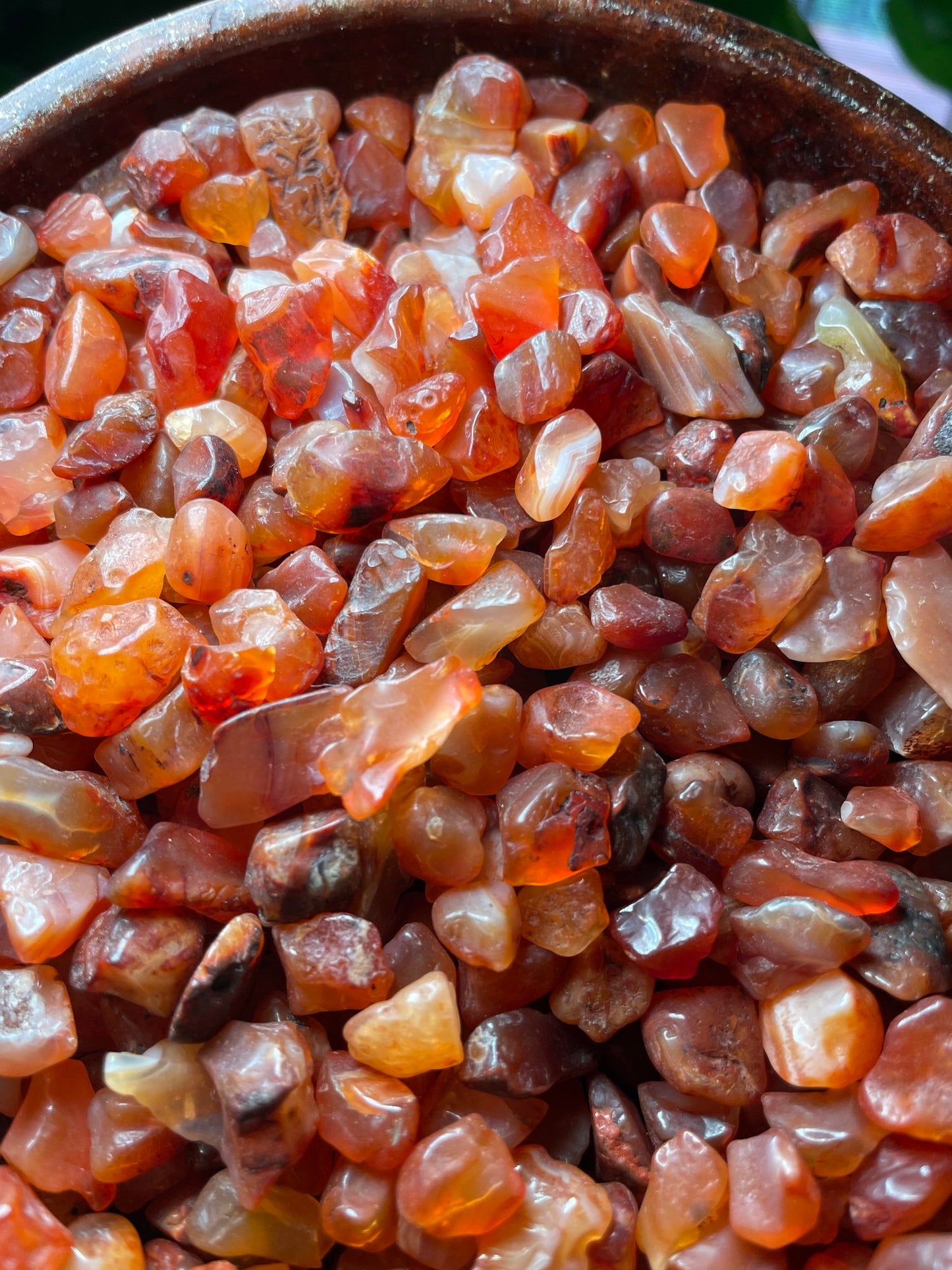 Carnelian Crystal Chips 7-15mm