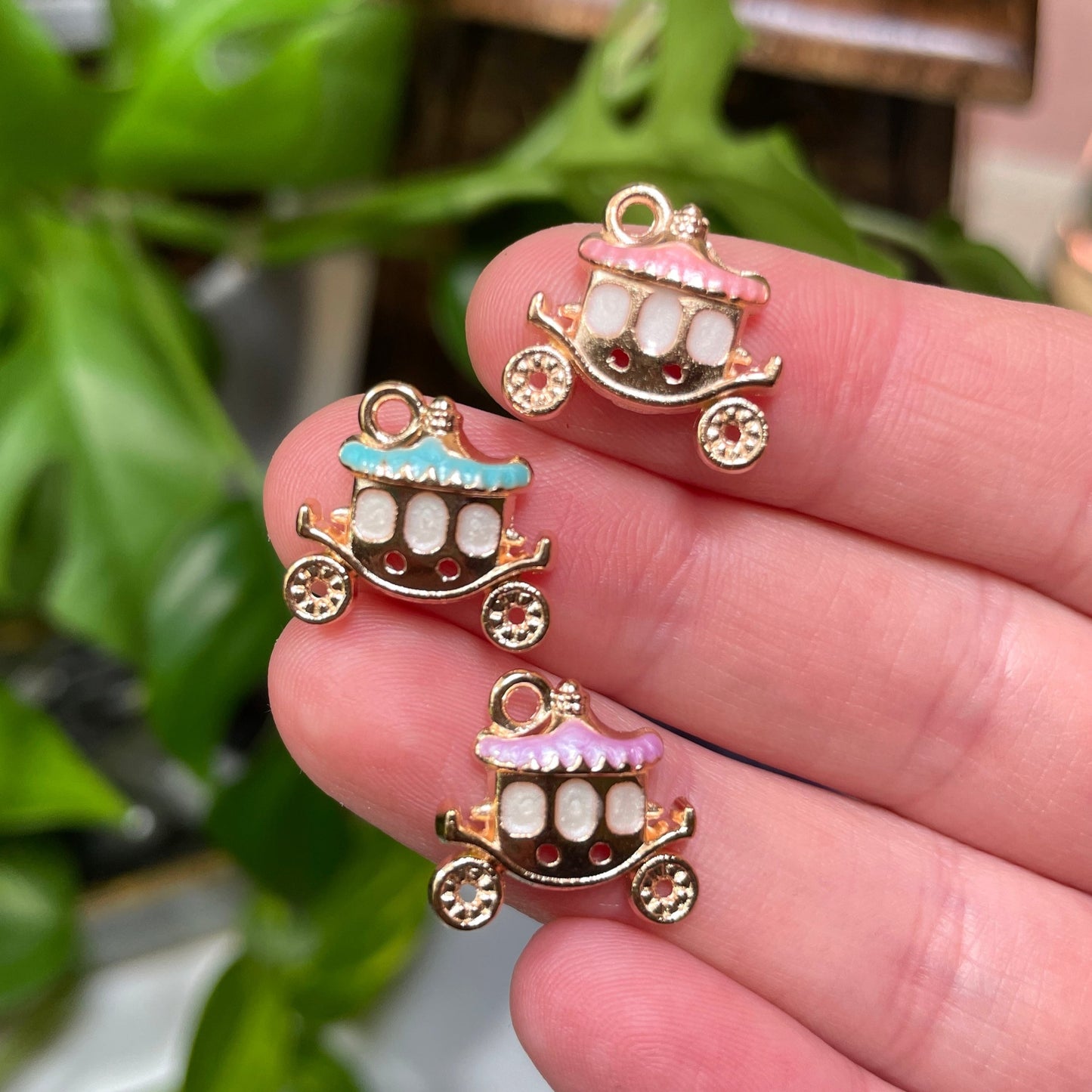 Whimsical Carriage Charm